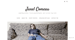 Desktop Screenshot of janelcomeau.ca